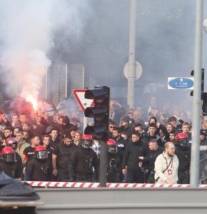 La Ertzaintza se anticipó a una pelea entre los ultras del Anderlecht y la Real