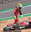 Accidente de Bautista en la lucha por la pole en Estoril