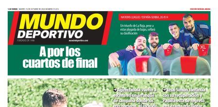 Portada de MD Bizkaia-Araba de hoy martes