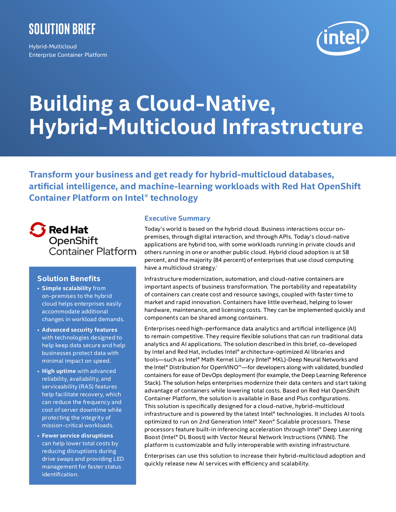Building a Cloud-Native, Hybrid-Multicloud Infrastructure