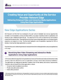 Delivering Enhanced Video and Interactive Media Applications Using New Edge Applications