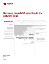 Samsung Propels 5G Adoption to the Network Edge